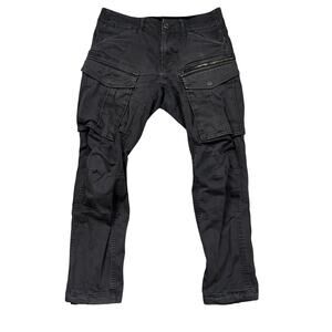 G Star Raw Rovic Zip 3D Straight Tapered Pants Men's 30x28 Y2K Streetwear